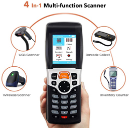 Wireless barcode reader for inventory