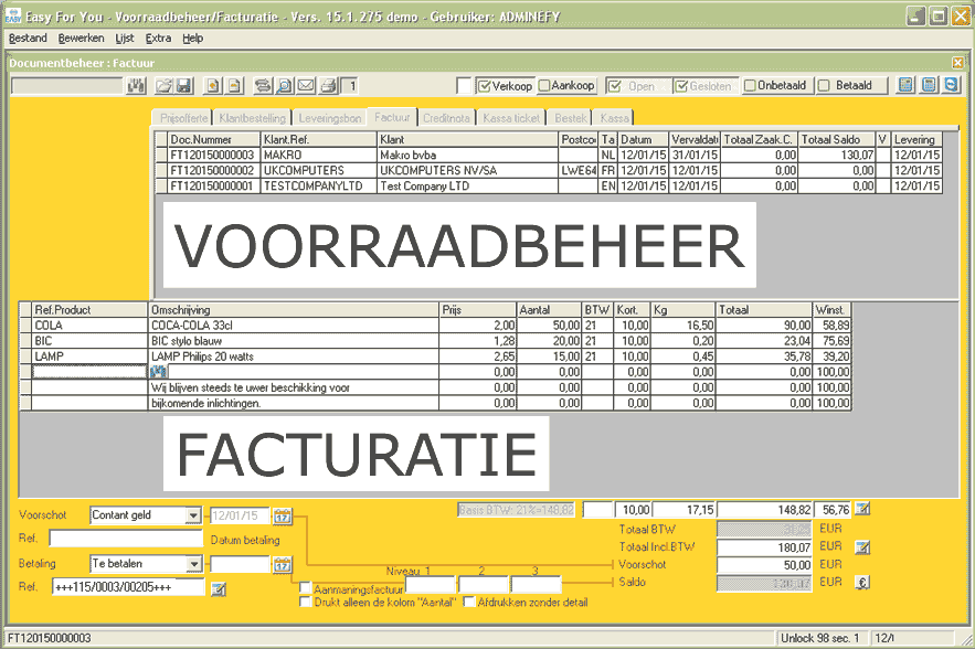 opleiding and cursus op voorraadbeheer inventaris en facturatie software